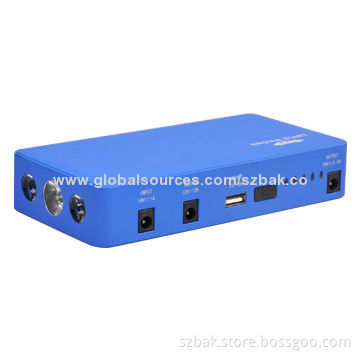 12,000mAh Li-ion Jump Starter, Popular, 5/12/19V Output, 0-85°C Operating Temperature